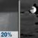 Tonight: Slight Chance Rain Showers then Mostly Cloudy