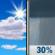 Monday: Mostly Sunny then Chance Rain Showers