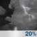 Sunday Night: A slight chance of showers and thunderstorms. Mostly cloudy, with a low around 68. South wind around 2 mph. Chance of precipitation is 20%. Sunday Night: Slight Chance Showers And Thunderstorms