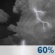 Tuesday Night: Showers and thunderstorms likely. Mostly cloudy, with a low around 63. Chance of precipitation is 60%. Tuesday Night: Showers And Thunderstorms Likely