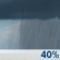 Saturday: A chance of rain showers. Cloudy, with a high near 59. Southeast wind around 10 mph. Chance of precipitation is 40%. Saturday: Chance Rain Showers