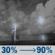 Tonight: A chance of showers and thunderstorms between 10pm and 1am, then showers and thunderstorms. Mostly cloudy, with a low around 67. West wind around 6 mph. Chance of precipitation is 90%. Tonight: Chance Showers And Thunderstorms