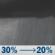 Wednesday Night: A chance of rain showers before 1am. Mostly cloudy, with a low around 39. Chance of precipitation is 30%. Wednesday Night: Chance Rain Showers